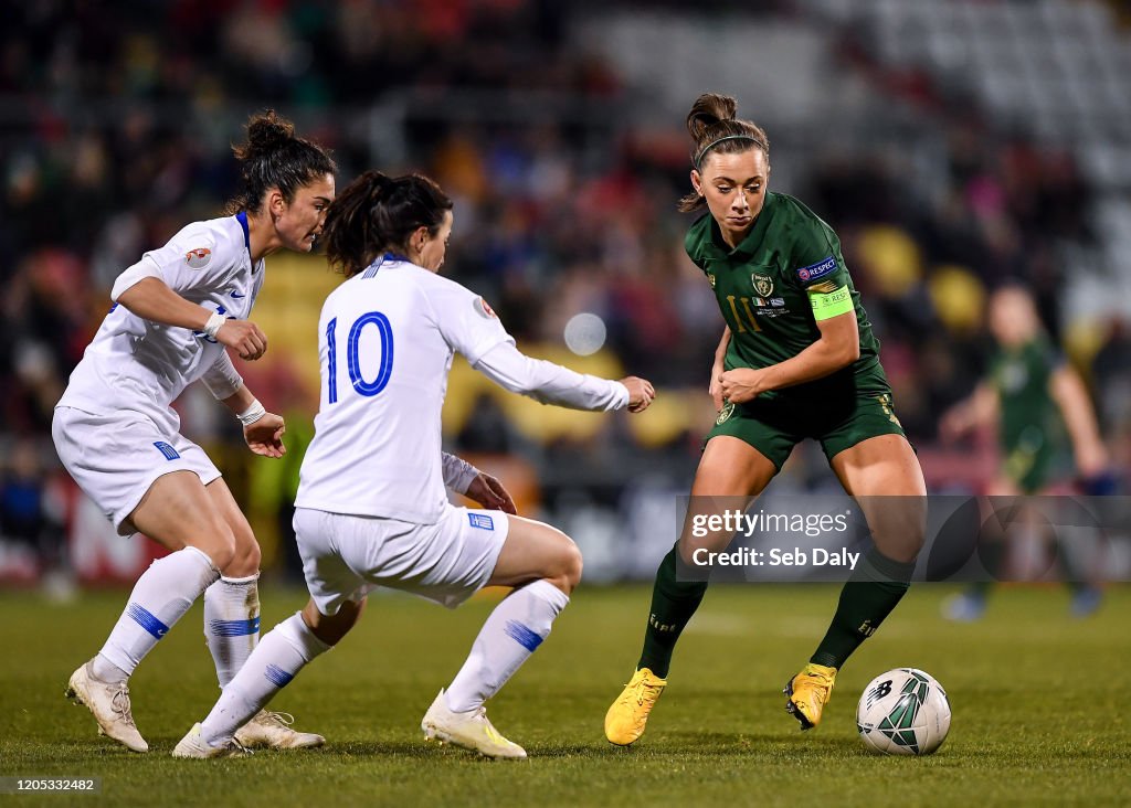 Republic of Ireland v Greece - UEFA Women's 2021 European Championships Qualifier