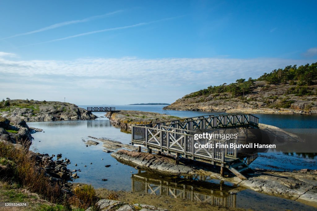 Bridges at krogshavn in Langesund