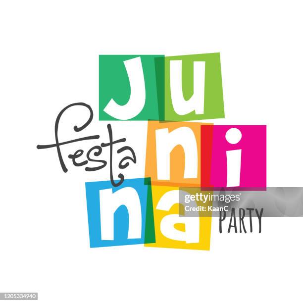 stockillustraties, clipart, cartoons en iconen met junina partij ontwerp stock illustratie partij feest, braziliaanse traditionele viering junina party - latin music