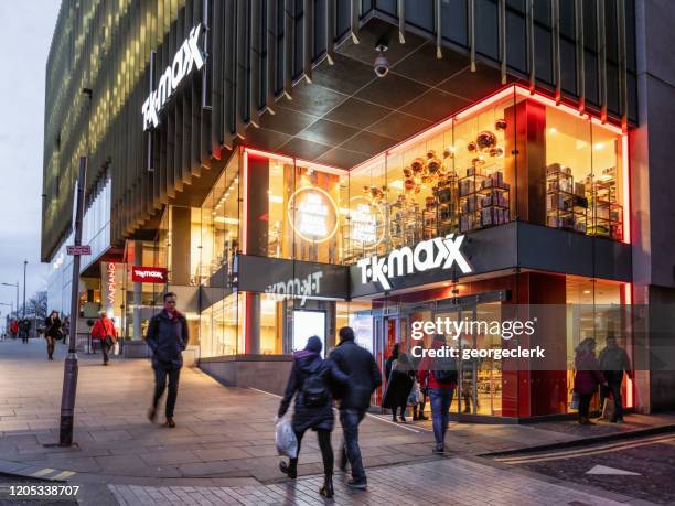 tk maxx city store - tj maxx stock pictures, royalty-free photos & images