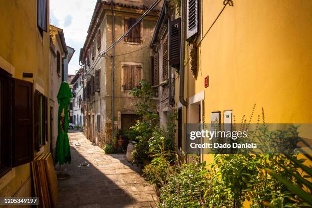 town of izola - koper slovenia stock pictures, royalty-free photos & images