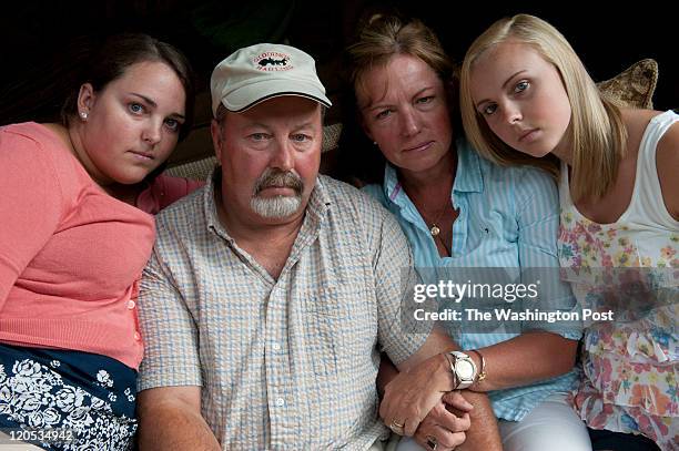 Bill and Karen Giddings, with their daughters Kaitlyn Wheeler and Sarah Giddings , mourn the loss of their daughter Lauren Giddings.