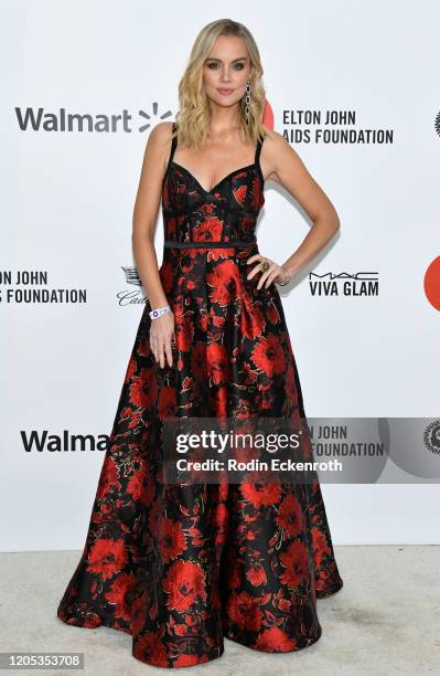 Helena Mattsson attends the 28th Annual Elton John AIDS Foundation Academy Awards Viewing Party Sponsored By IMDb And Neuro Drinks on February 09,...