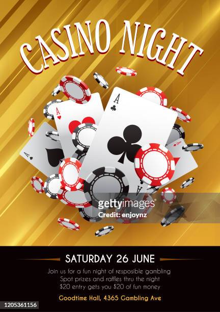 casino nacht poster - casino stock-grafiken, -clipart, -cartoons und -symbole