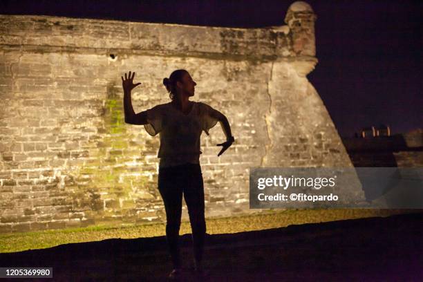 castillo de san marcos in st augustine - national teacher stock pictures, royalty-free photos & images