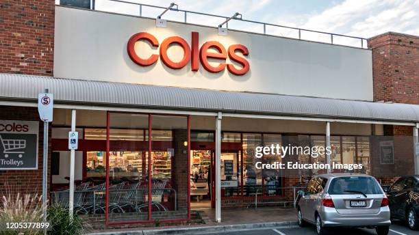 Coles supermarket Sandringham Victoria Australia.