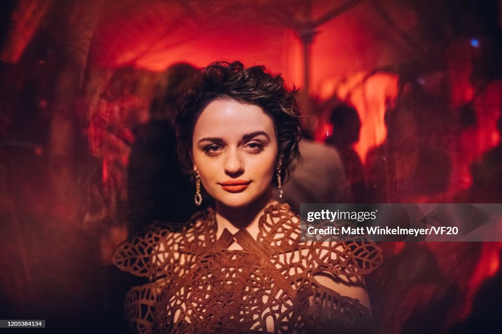 Joey King attends the 2020 Vanity Fair Oscar Party Hosted By Radhika