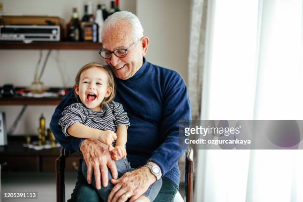 they have a special bond - granddaughter stock pictures, royalty-free photos & images