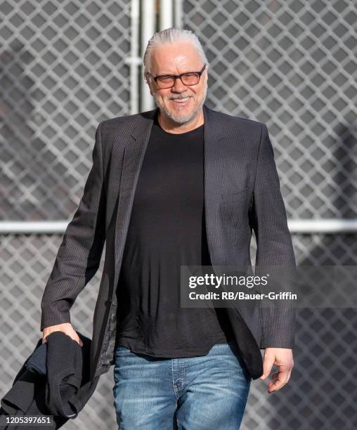 Tim Robbins is seen at 'Jimmy Kimmel Live' on March 05, 2020 in Los Angeles, California.