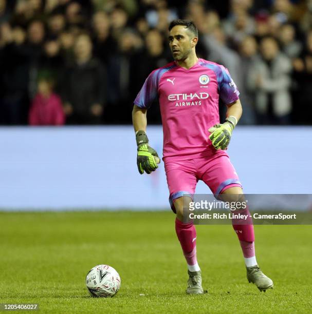Manchester City's Claudio Bravo during the FA Cup Fifth Round match between Sheffield Wednesday and Manchester City at Hillsborough on March 4, 2020...