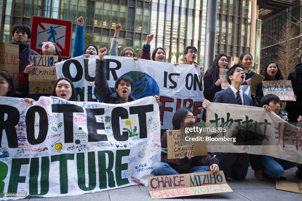 Climate Activists Denounce Mizuho Bank's Role In Financing Coal Power Projects Globally