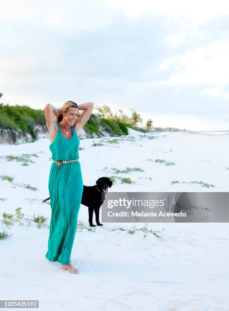 Model/interior designer India Hicks is photographed for Coastal Living Magazine on April 26, 2013 in the Bahamas.