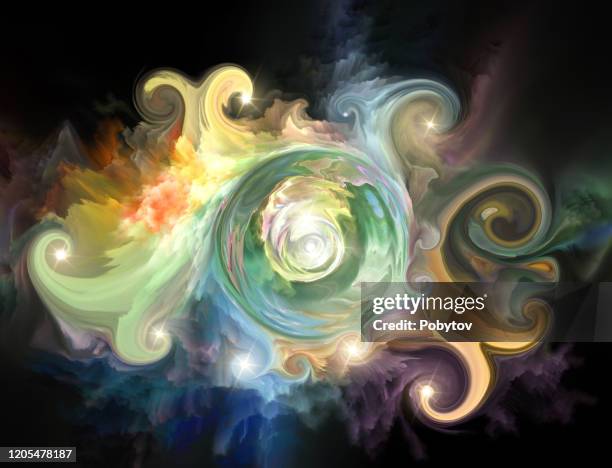 abstract esoteric background - chakra stock illustrations