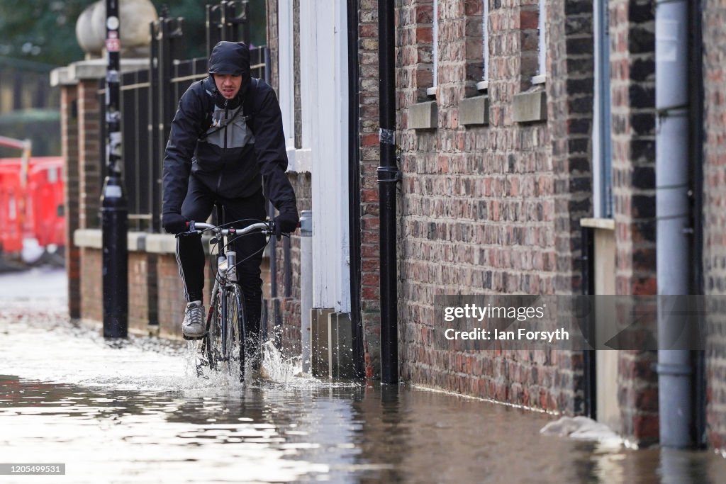 York's River Ouse Breaches Its Banks