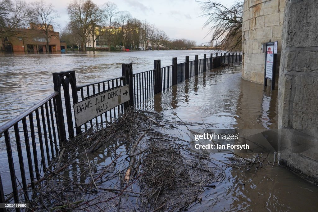 York's River Ouse Breaches Its Banks