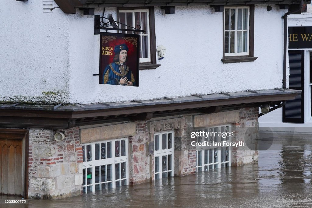 York's River Ouse Breaches Its Banks