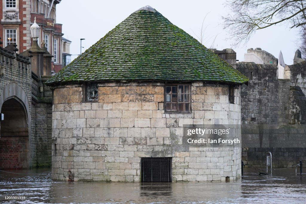 York's River Ouse Breaches Its Banks