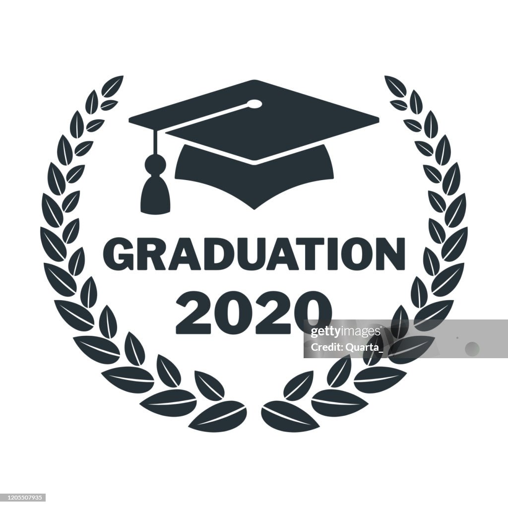 Graduate Cap Logo University Mortarboard High-Res Vector Graphic ...