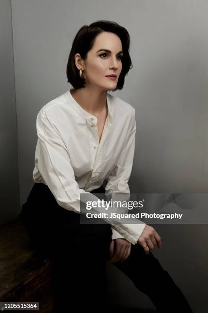 Actress Michelle Dockery of Apple TV+'s 'Defending Jacob' poses for a portrait during the 2020 Winter TCA Portrait Studio at The Langham Huntington,...