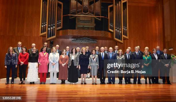 Board of Superior School Of Music 'Reina Sofia' on February 11, 2020 in Madrid, Spain.