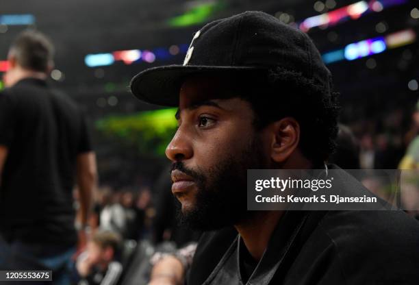 Malcolm Washington attends Los Angeles Lakers and Milwaukee Bucks basketball game at Staples Center on March 6, 2020 in Los Angeles, California.