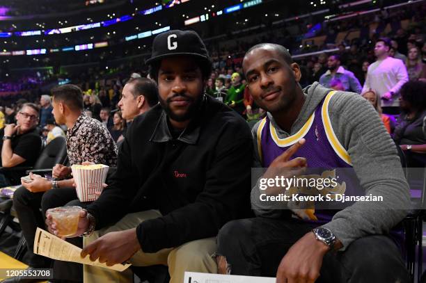 Malcolm Washington attends Los Angeles Lakers and Milwaukee Bucks basketball game at Staples Center on March 6, 2020 in Los Angeles, California.