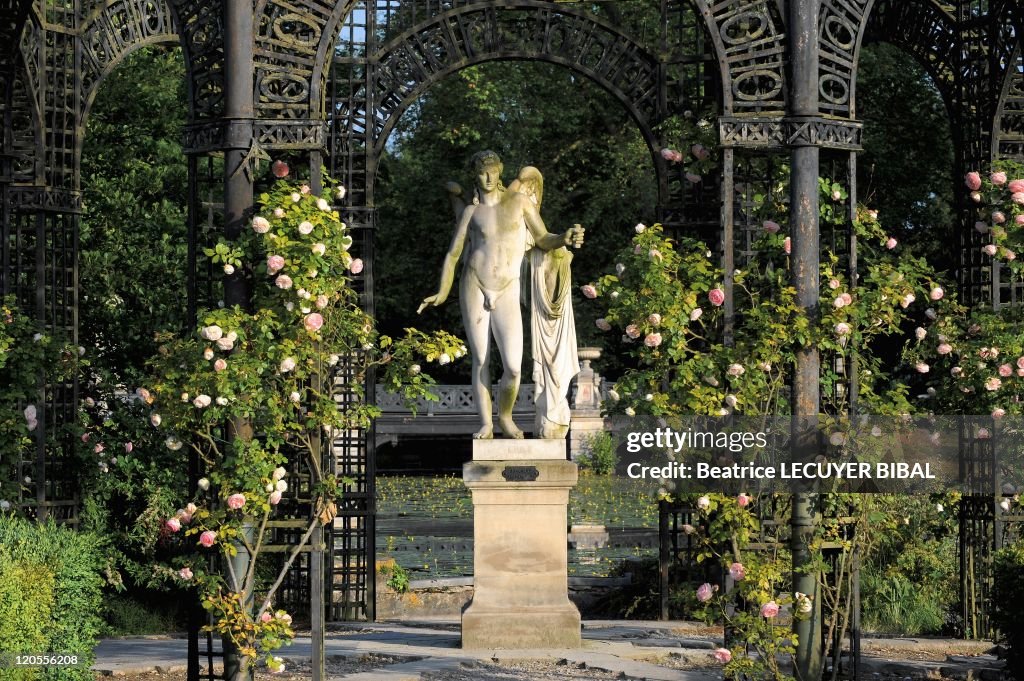 Chantilly Castle, The English Gardens, Oise In Chantilly, France In 2009 -