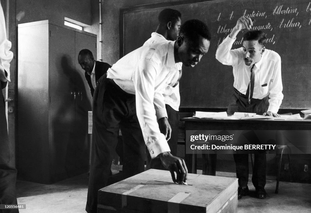 Vote In Belgian Congo In 1960 -