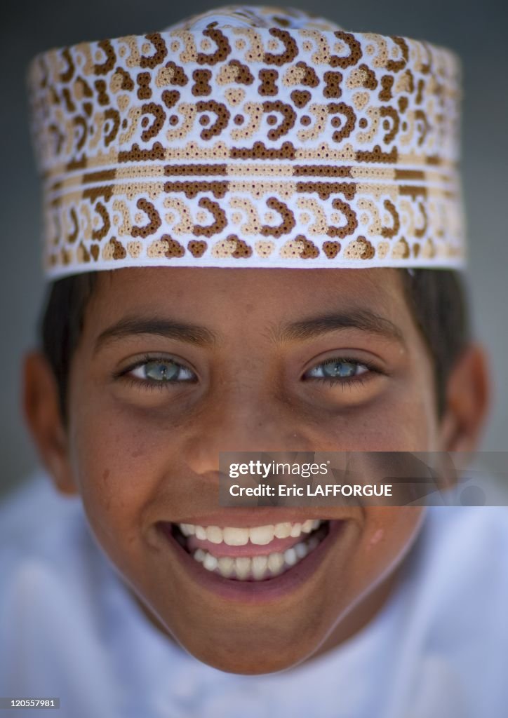 Kid In Masirah Island, Oman On December 18, 2009 -