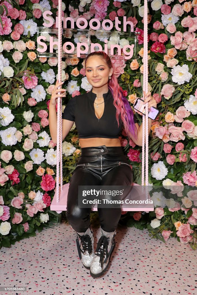 Saski Collection Carrington Durham attends Saski Collection by Tammy Hembrow hosted by ...