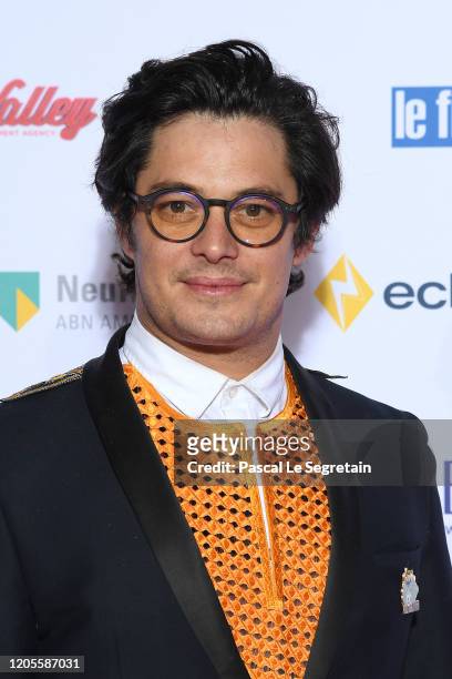 Aurelien Wiik attends the 27th "Trophees Du Film Francais" photocall At Palais Brongniart on February 11, 2020 in Paris, France.