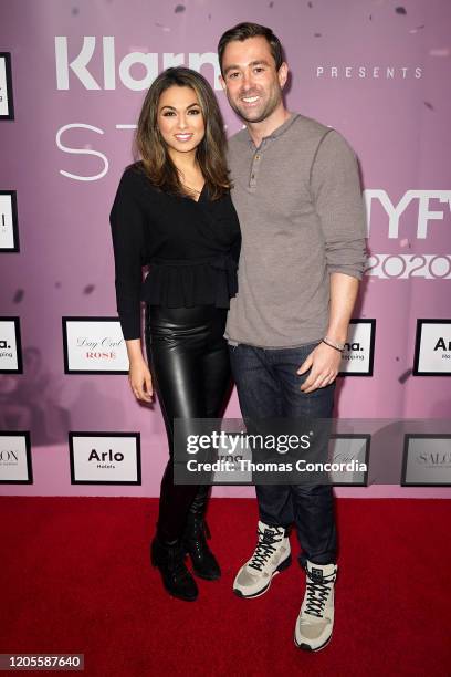 Saski Collection Aishah Hasnie and Adam Klotz attend Saski Collection by Tammy Hembrow ...