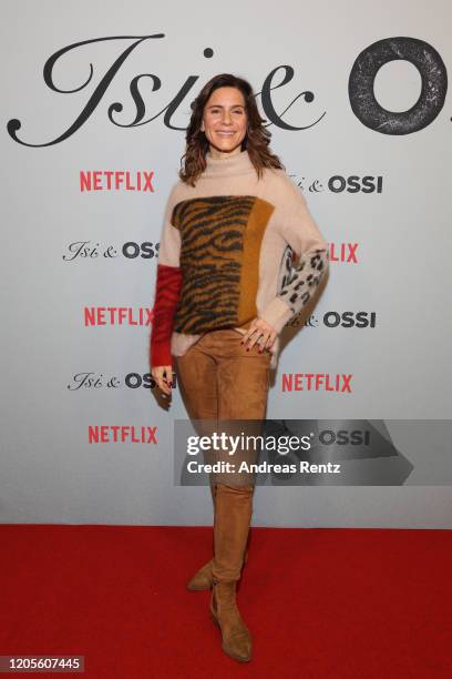 Christina Hecke attends the premiere of the Netflix film "Isi & Ossi" at Filmtheater am Friedrichshain on February 11, 2020 in Berlin, Germany.