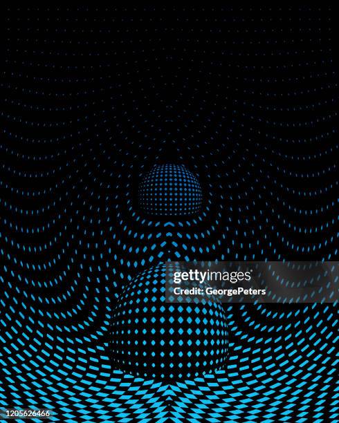 technology abstract background - zero gravity space stock illustrations