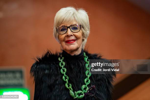 Concha Velasco attends the presentation of 'El Funeral'at Teatre Borras on February 11, 2020 in Barcelona, Spain.