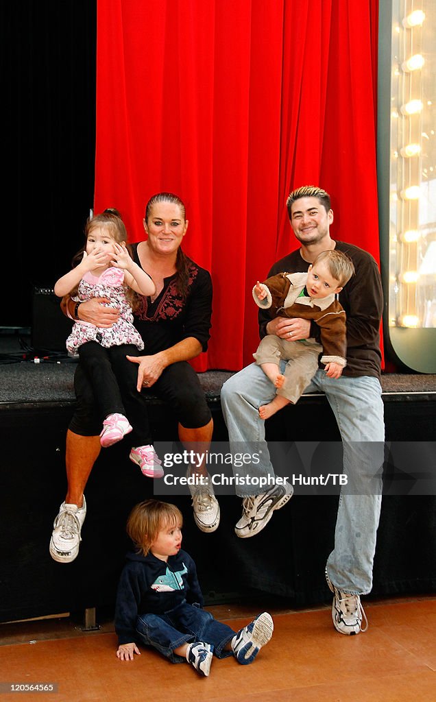 Thomas Beatie And Family Enjoy Day At Amusement Park