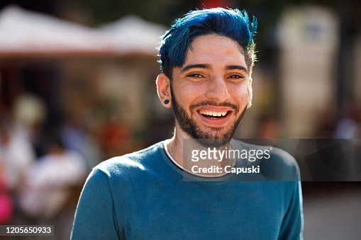 1,525 Blue Hair Guy Photos and Premium High Res Pictures - Getty Images