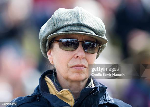 Princess Anne, Princess Royal attends day 3 of The Festival of British Eventing at Gatcombe Park on August 7, 2011 in Stroud, England.