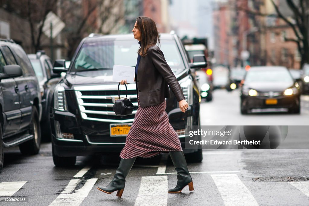 Street Style - Day 6 - New York Fashion Week February 2020