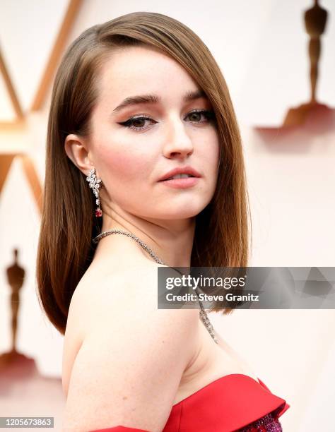 Kaitlyn Dever arrives at the 92nd Annual Academy Awards at Hollywood and Highland on February 09, 2020 in Hollywood, California.