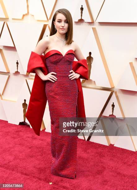 Kaitlyn Dever arrives at the 92nd Annual Academy Awards at Hollywood and Highland on February 09, 2020 in Hollywood, California.