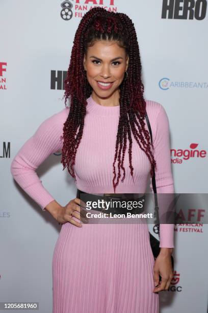 Gwendolyn Osborne attends 28th Annual Pan African Film and Arts Festival - Opening Night premiere of "HERO" at Directors Guild Of America on February...