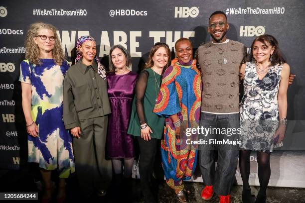 Producer Diane Kolyer, Executive Producer Amatus Sami-Karim, Director Amy Schatz, HBO Head of Documentary Lisa Heller, MLK Oratorical Fest Producer...