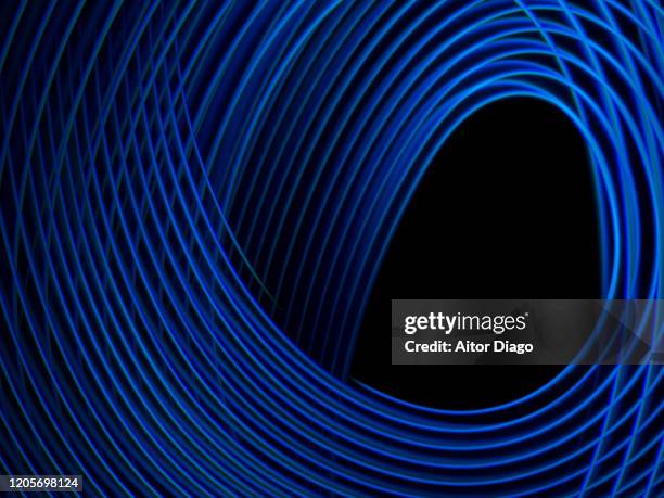 futuristic blue concentric circles representing the unit and at the same time the protection. - strength together stock pictures, royalty-free photos & images