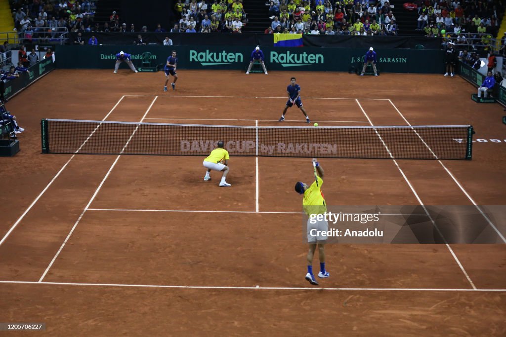 Juan Sebastian Cabal and Robert Farah vs Maximo Gonzalez and Horacio Zeballos at the Davis Cup by Rakuten Qualifiers