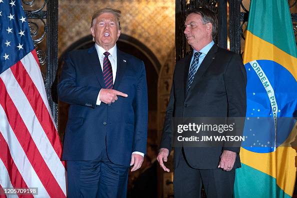US-BRAZIL-POLITICS-DIPLOMACY-TRUMP-BOLSONARO US-BRAZIL-POLITICS-DIPLOMACY-TRUMP-BOLSONARO