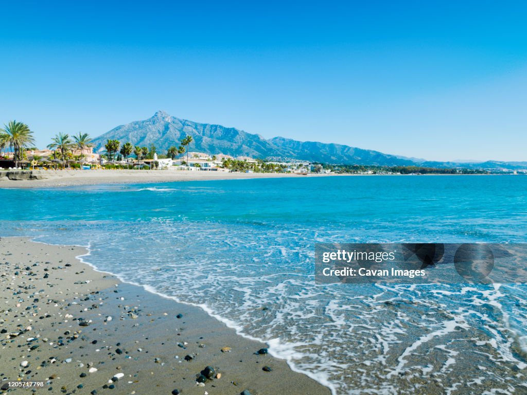 Rio Verde Beach in Marbella, Malaga, Spain