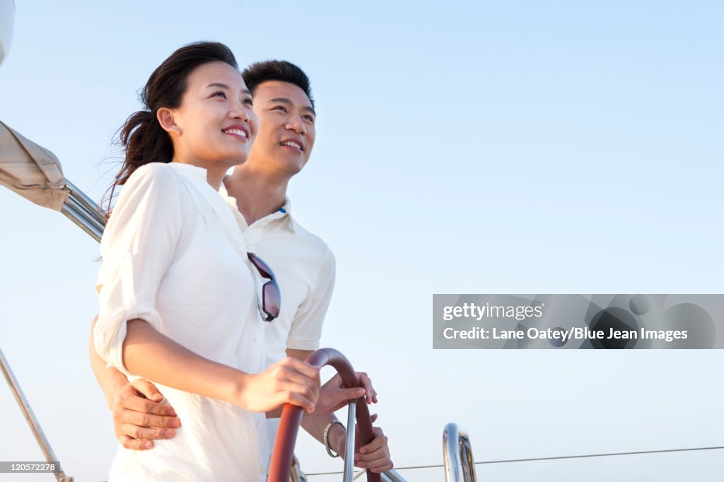 Couple Steering Together