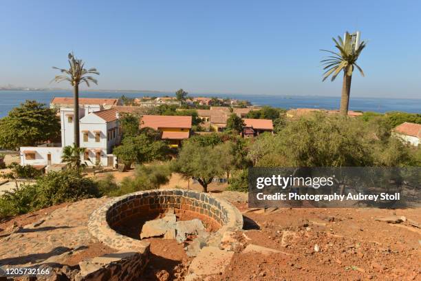 view from goree island - dakar senegal stock-fotos und bilder