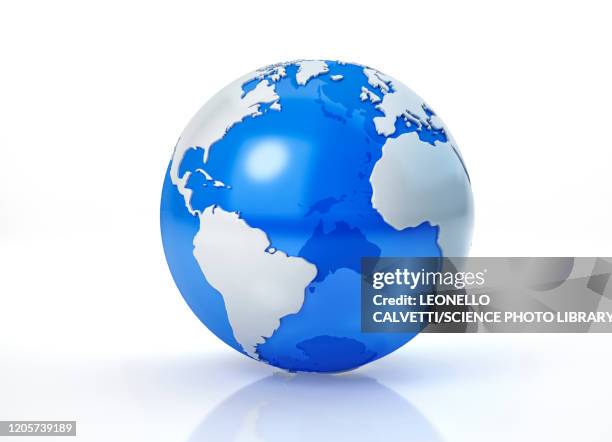 ilustrações de stock, clip art, desenhos animados e ícones de atlantic, illustration - representação do planeta terra